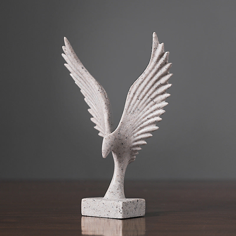 Cute Mini Dapeng Wings Resin Animal Decoration - Double wings
