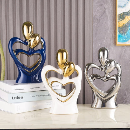 Modern Minimalist Abstract Home Decor Item - X0062 Blue Gold