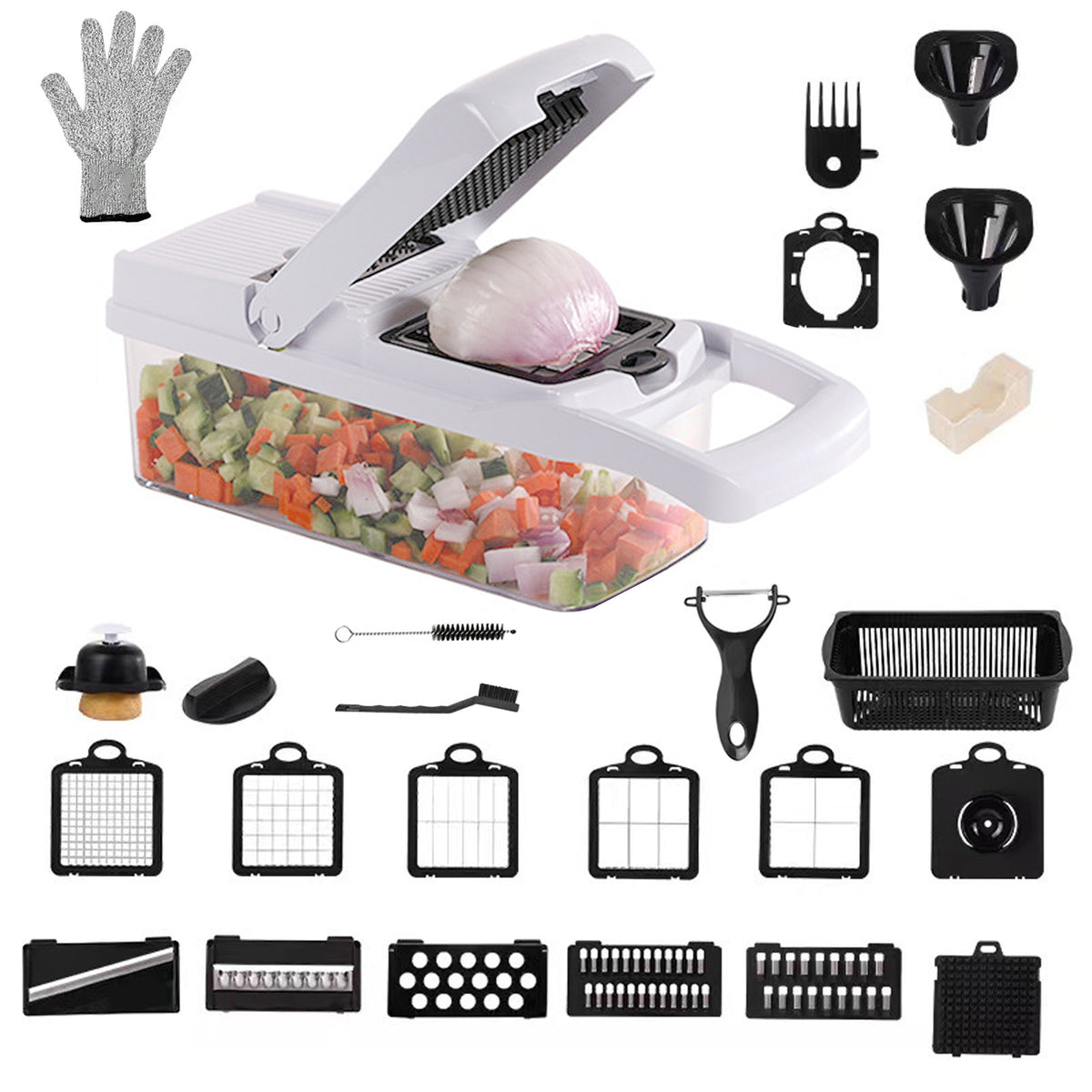 26 In 1 Vegetable Chopper |Hand Veggie Chopper |Kitchen Dicer Chopper - Default
