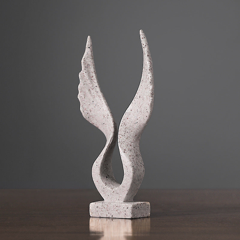 Cute Mini Dapeng Wings Resin Animal Decoration - Double wings