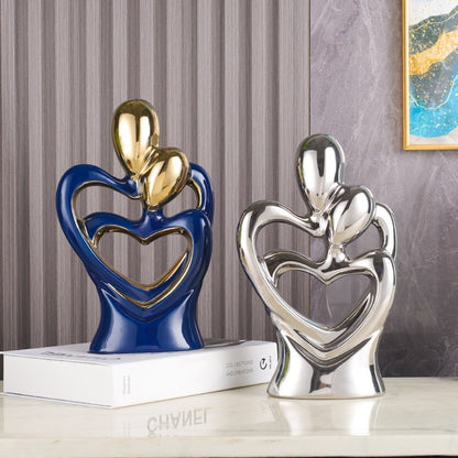 Modern Minimalist Abstract Home Decor Item - X0062 Blue Gold