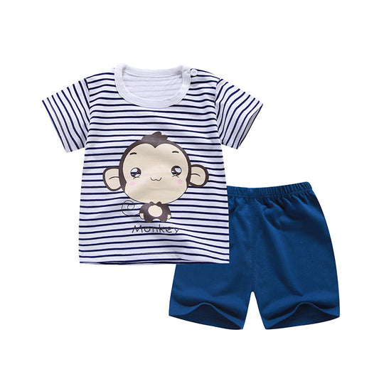 Korean style Baby Clothes New T-shirt Girls and boys - B61 / 100cm