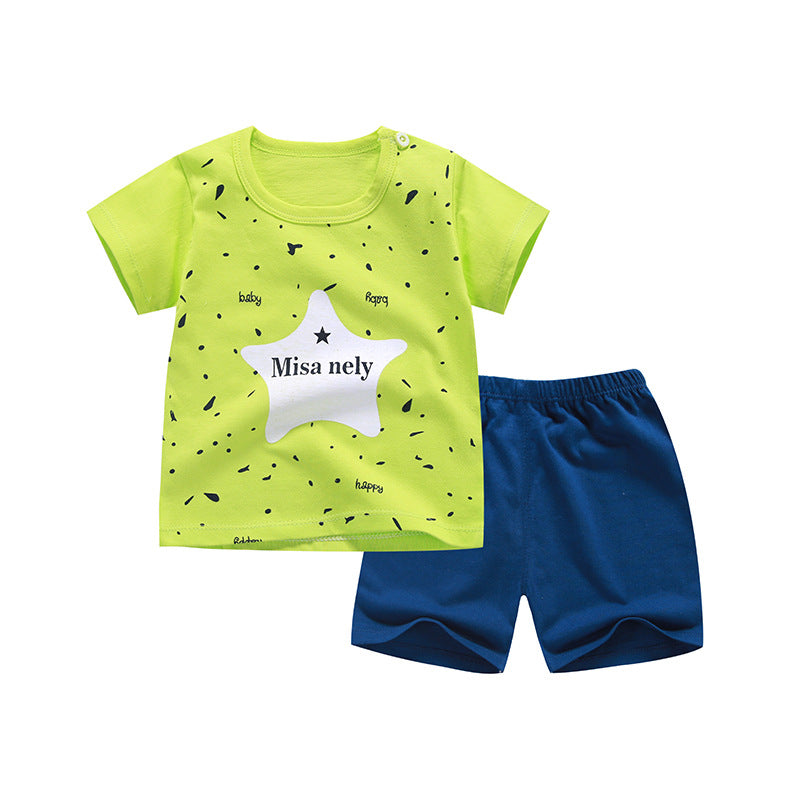 Korean style Baby Clothes New T-shirt Girls and boys - B66 / 100cm