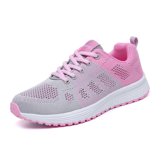 Women sports shoes - Flat shoes gray powder / 35
