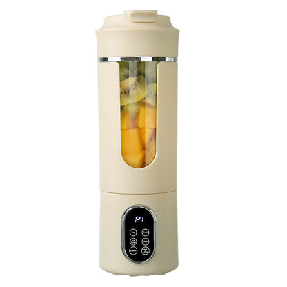 Portable Rechargeable Juice Blender - 50W 600mL Smoothie Maker - Beige / 1pc
