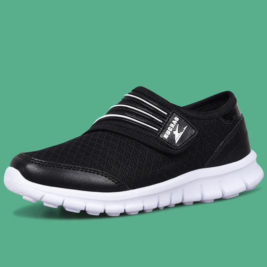 Boys Soft-soled Kids Sports Shoes - Black / Double layer net / 26