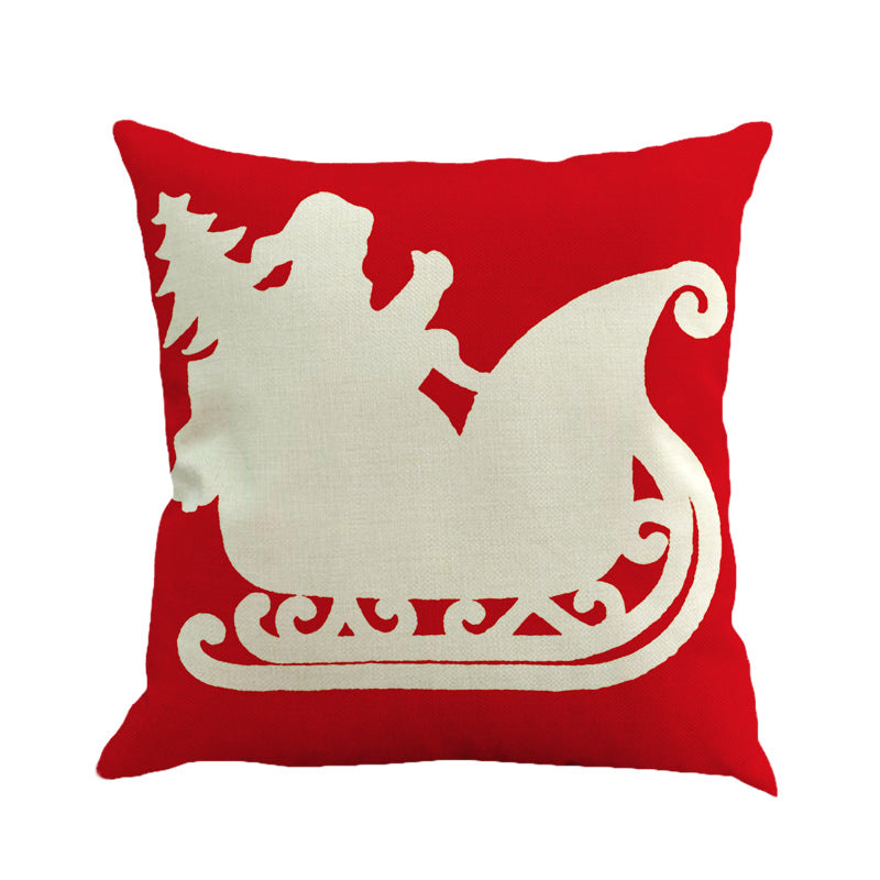 Christmas linen pillowcase - 5style / 45x45cm