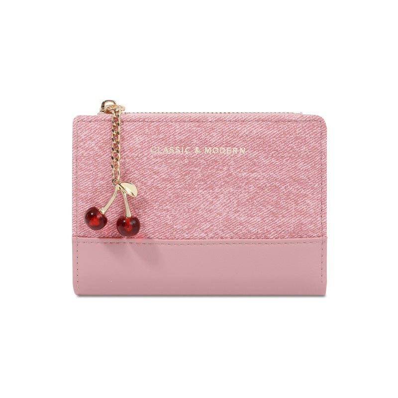 Fashionable Womens Multi-Function Wallet - Pink