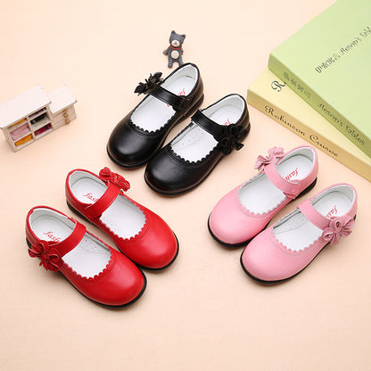 Fashion Big Kids Soft-soled Princess Shoes - Black / Size26