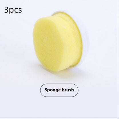 Electric Cleaning Brush 4 In 1 Spinning Scrubber Handheld - Sponge brush head 3pcs