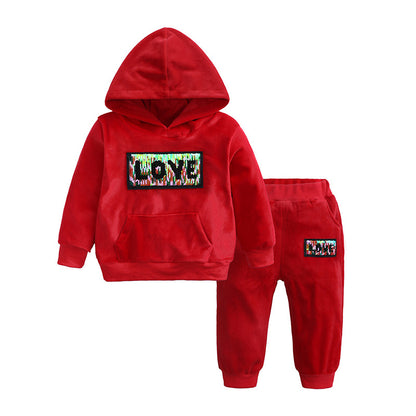 Baby Girl and boy Winter Hoodies set - 15 Style / 110cm