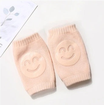 Non-Slip Baby Crawling Knee Pads - Cotton Terry 1 Pair - Blue color green / Q3pcs