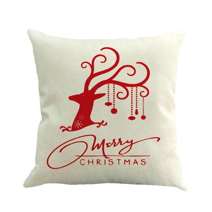 Christmas linen pillowcase - 2style / 45x45cm