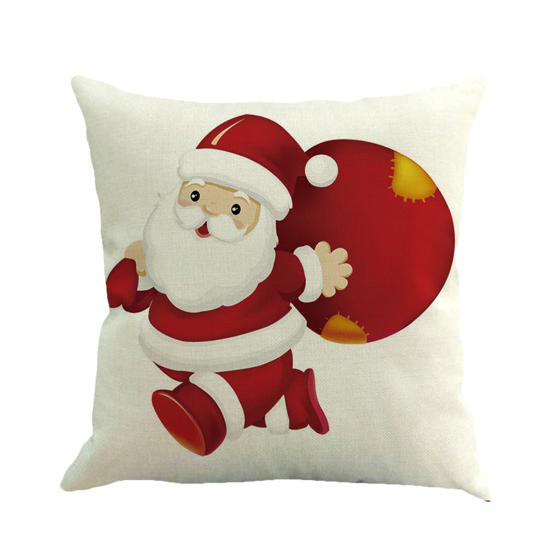 Christmas linen pillowcase - 3style / 45x45cm