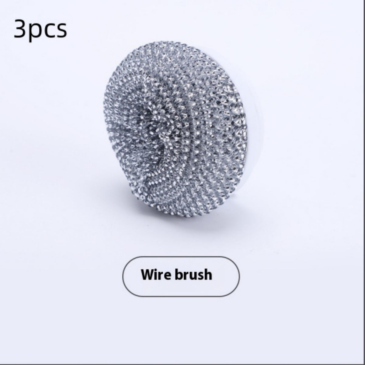 Electric Cleaning Brush 4 In 1 Spinning Scrubber Handheld - Wire ball brush head 3pcs