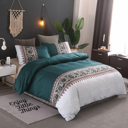 Personalized Fashion Duvet Cover Set - Brown / 150X200cm