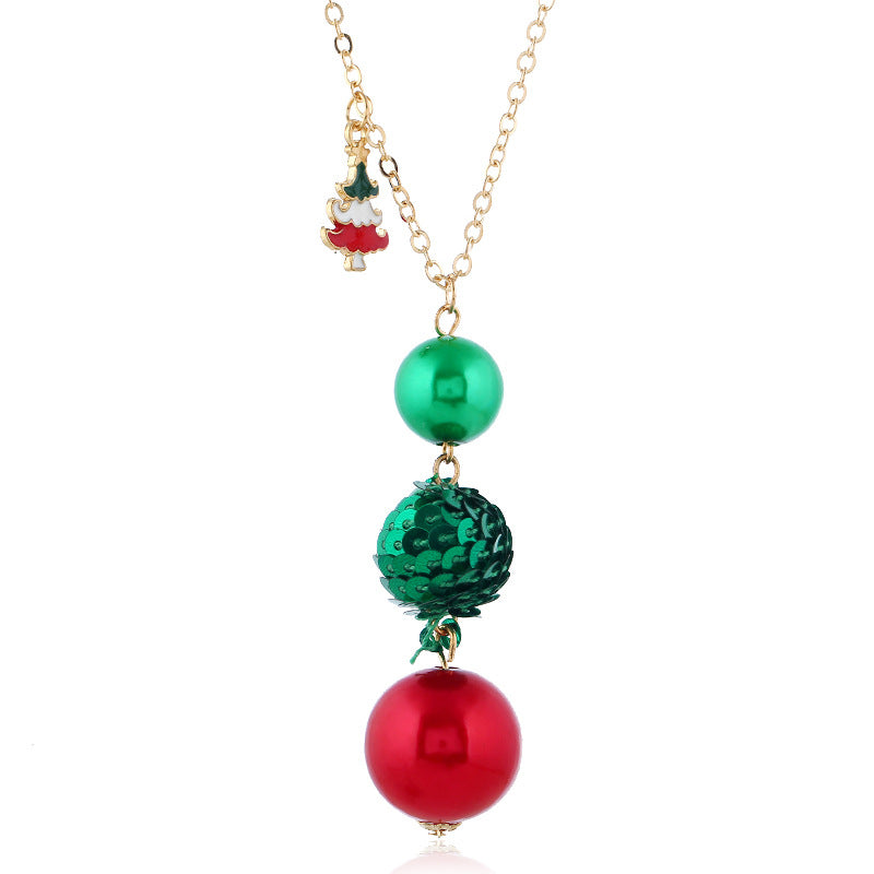 Christmas Tree Necklace And Earrings - Main image