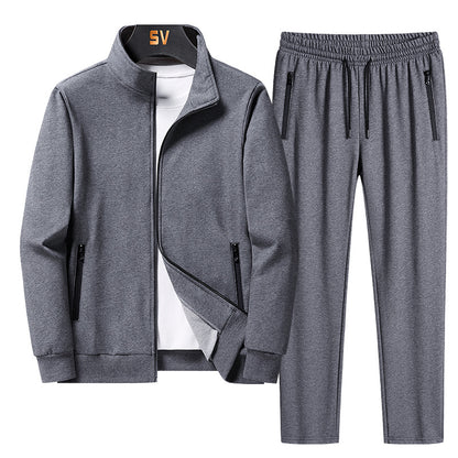 Loose Casual Sportswear Two-piece Set - 1 Dark Gray / 2XL