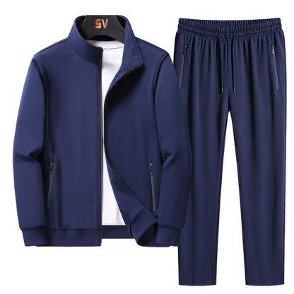 Loose Casual Sportswear Two-piece Set - 1 Blue / 2XL
