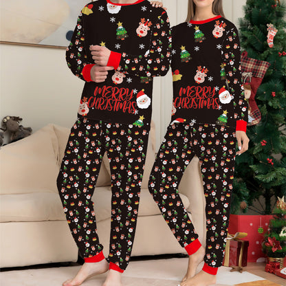 Matching Family Christmas Pajamas Set - Plaid Cotton Sleepwear - Picture color / Baby 12M