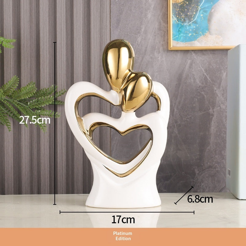 Modern Minimalist Abstract Home Decor Item - X0062 Platinum