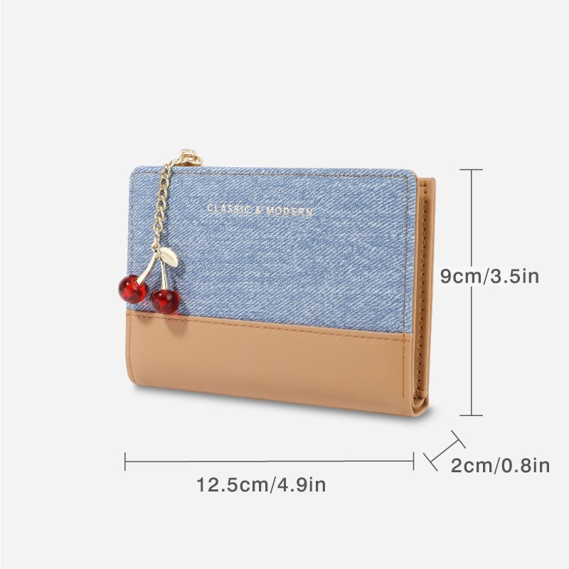 Fashionable Womens Multi-Function Wallet - Black