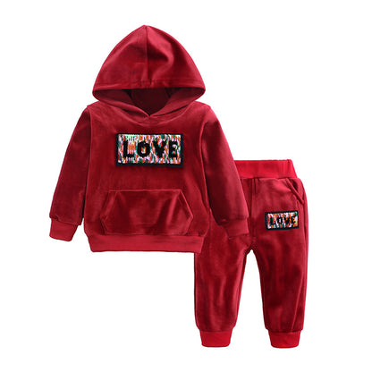 Baby Girl and boy Winter Hoodies set - 5 Style / 110cm