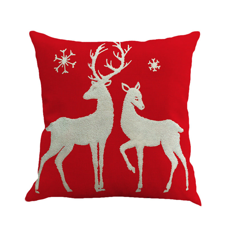 Christmas linen pillowcase - 8style / 45x45cm