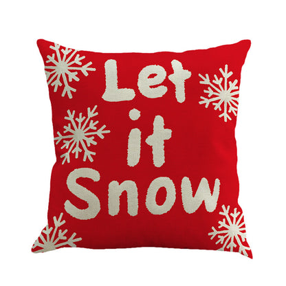 Christmas linen pillowcase - 6style / 45x45cm