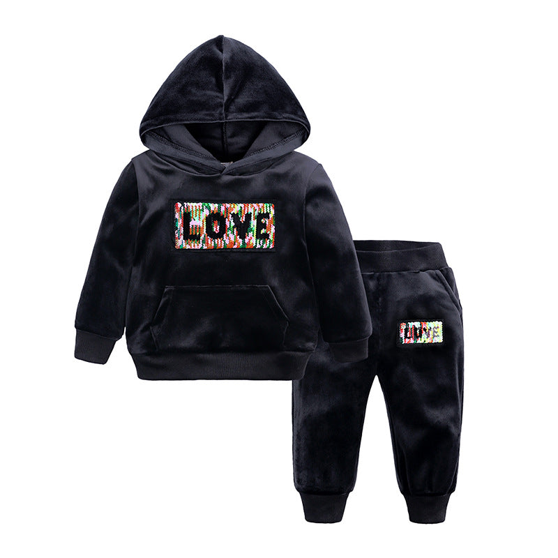 Baby Girl and boy Winter Hoodies set - 19style / 110cm