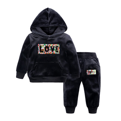 Baby Girl and boy Winter Hoodies set - 19style / 110cm