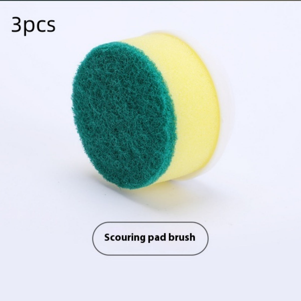 Electric Cleaning Brush 4 In 1 Spinning Scrubber Handheld - Baijie cloth brush head 3pcs