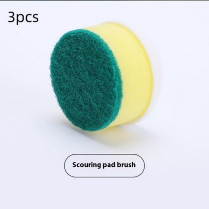 Electric Cleaning Brush 4 In 1 Spinning Scrubber Handheld - Baijie cloth brush head 3pcs