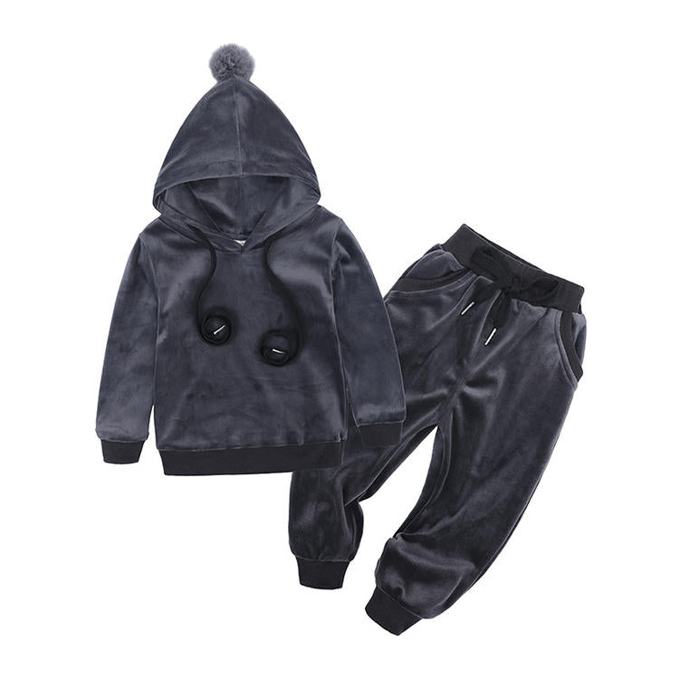 Baby Girl and boy Winter Hoodies set - 2 Style / 110cm