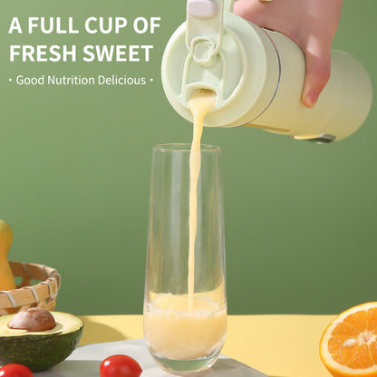 Portable Rechargeable Juice Blender - 50W 600mL Smoothie Maker - Beige / 1pc