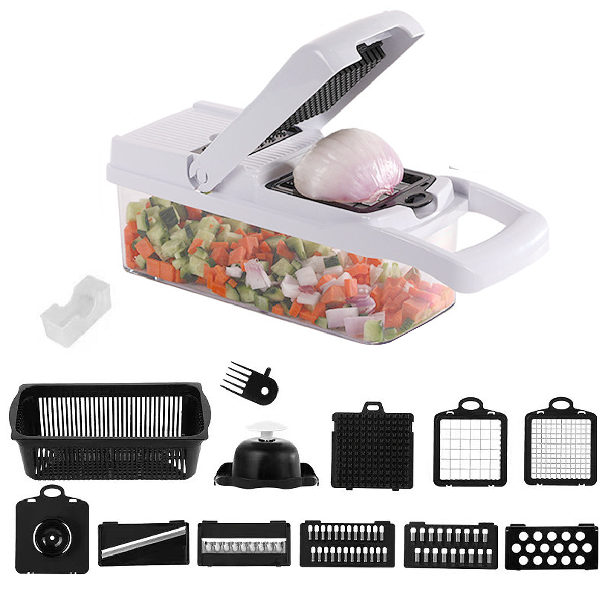 26 In 1 Vegetable Chopper |Hand Veggie Chopper |Kitchen Dicer Chopper - Default