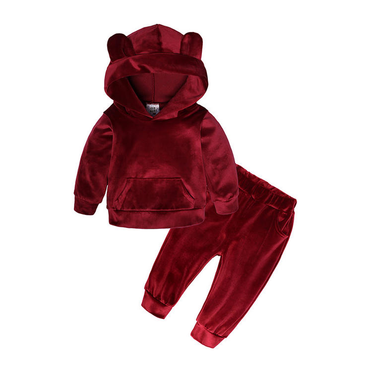 Baby Girl and boy Winter Hoodies set - 3 Style / 110cm