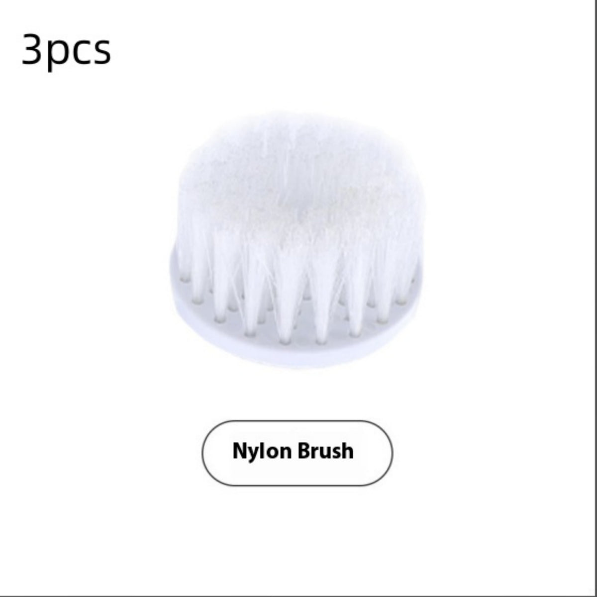 Electric Cleaning Brush 4 In 1 Spinning Scrubber Handheld - Nylon brush head 3pcs