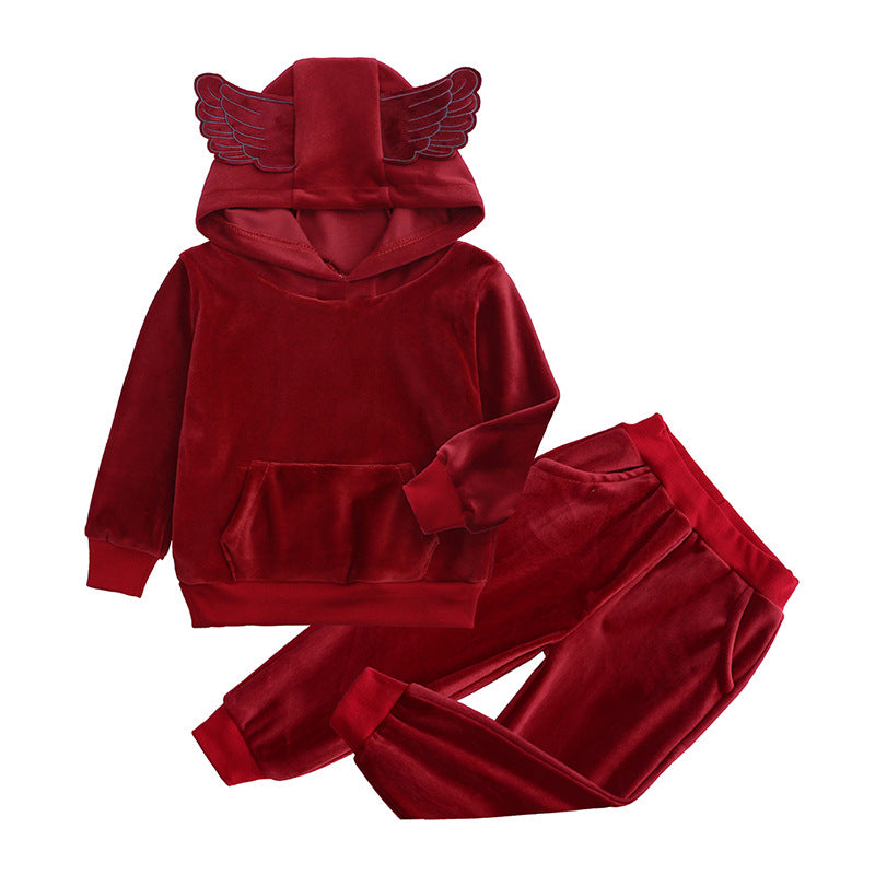Baby Girl and boy Winter Hoodies set - 13 Style / 110cm