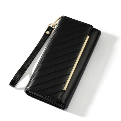 New Simple Large-capacity Wrist Bag Ladies Wallet - Black