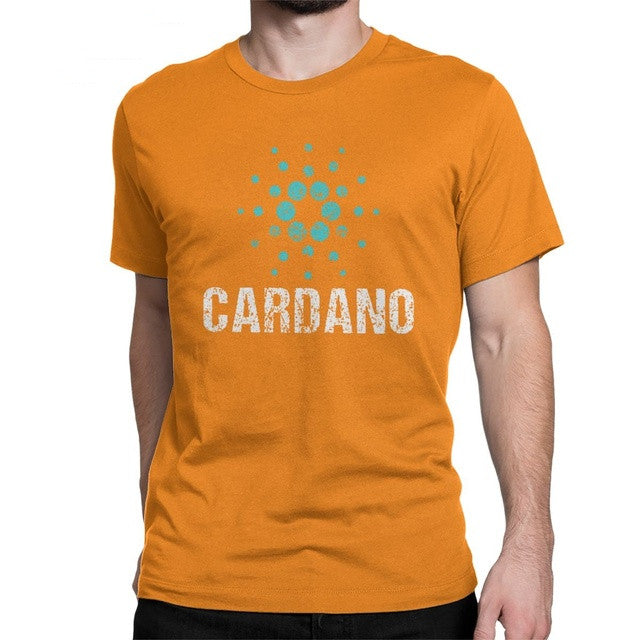 Vintage T Shirts Men Cotton - Orange / 2XL