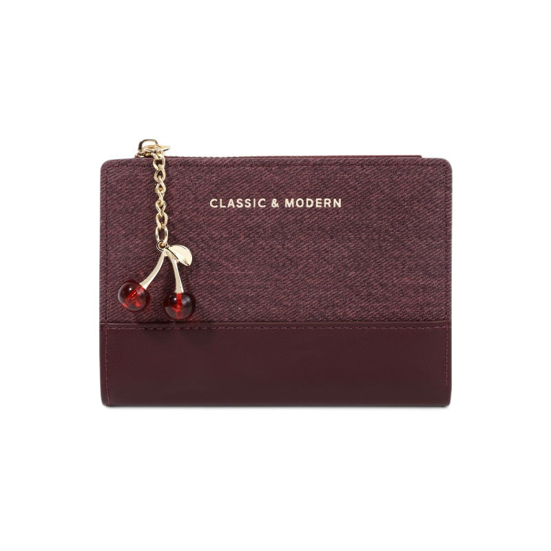 Fashionable Womens Multi-Function Wallet - Black