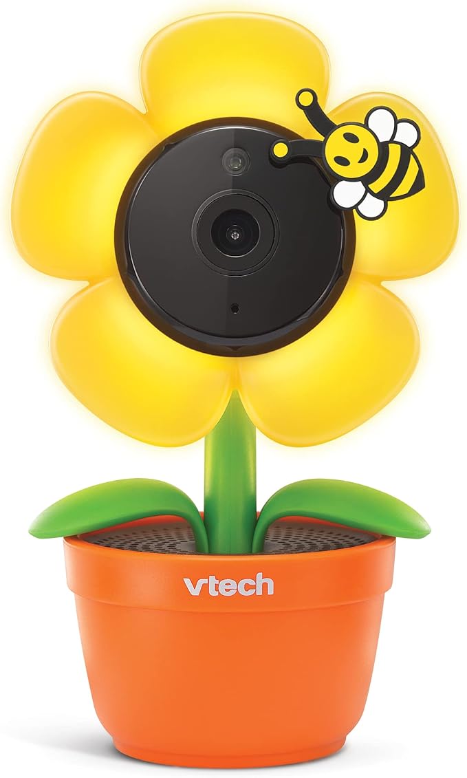 Yellow Daisy Smart Baby Camera Night Vision, Two-Way Talk, Night Light & Lullabies - Default Title