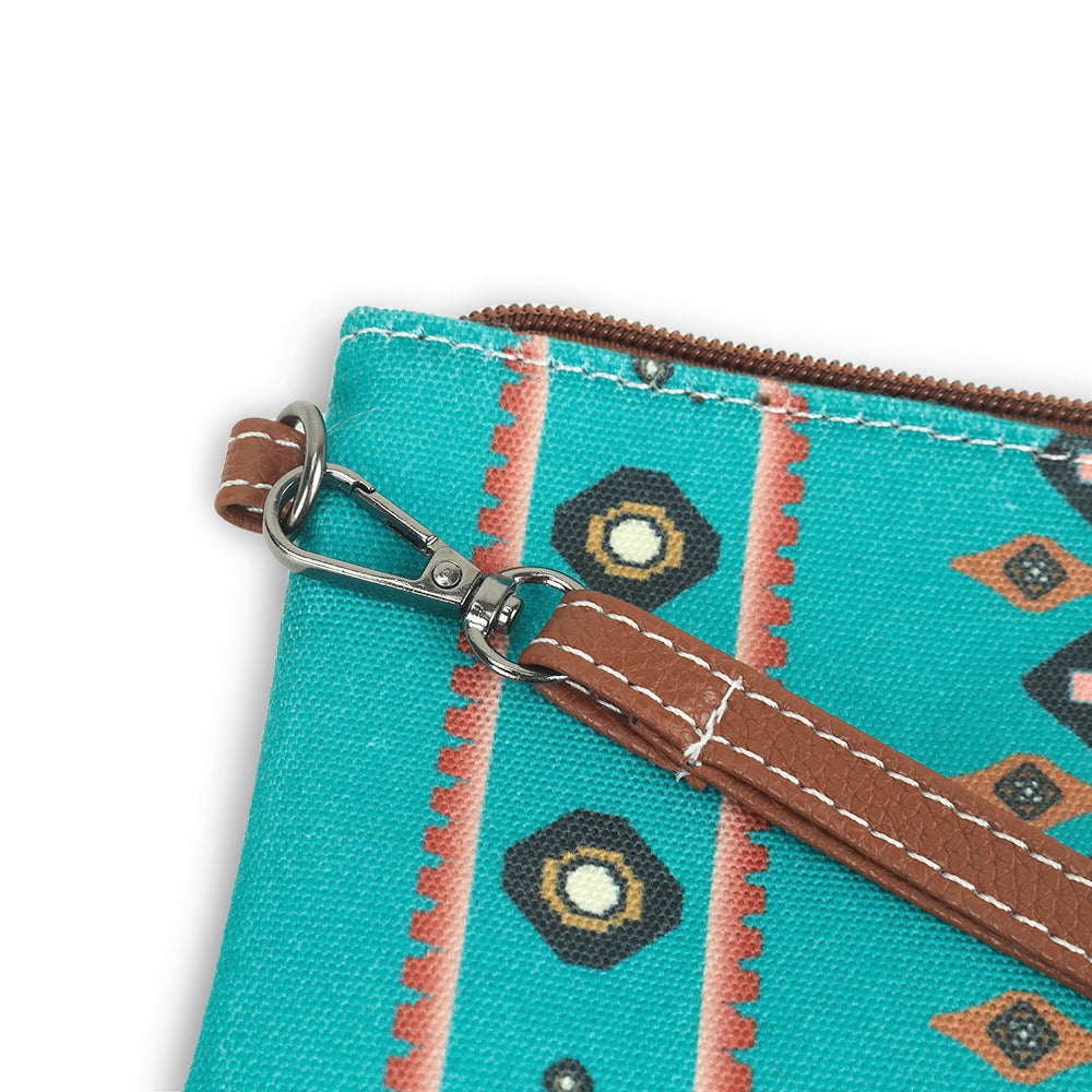Women's Wallet, Stylish And Purse With Card Holder Wristlet - Beige Arrow / 21.5x1x11.5cm