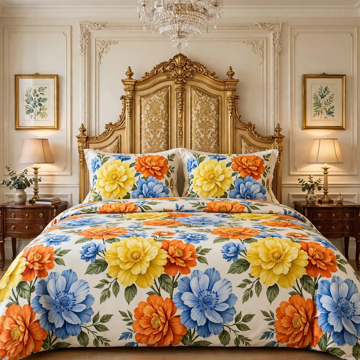 Luxury Bedding Set, Microfibre Bedding, Egyptian Cotton Feel, Duvet Cover Set