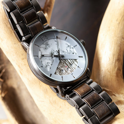 Mens Sporty Wooden Watch R30 - r303