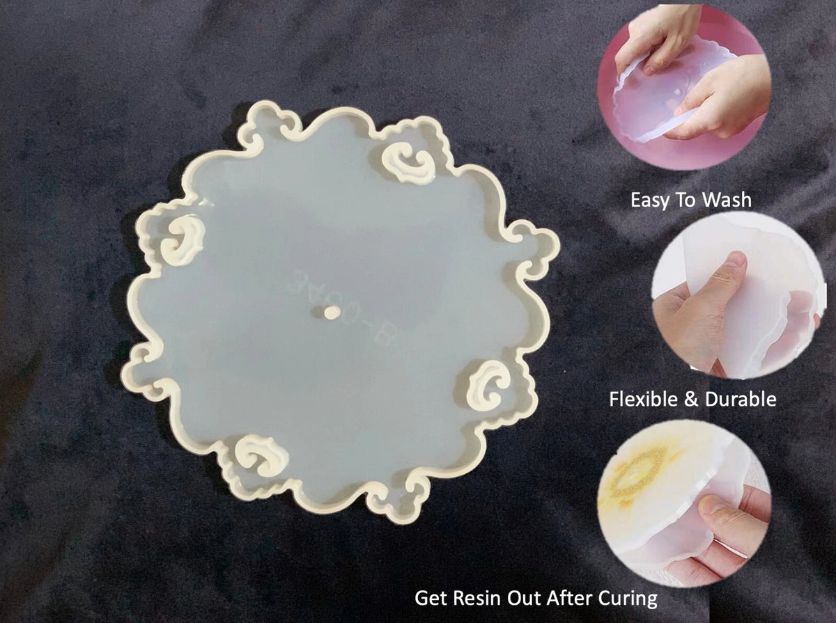3-Tier Cupcake Stand Epoxy Resin Silicone Mould Set - Default Title
