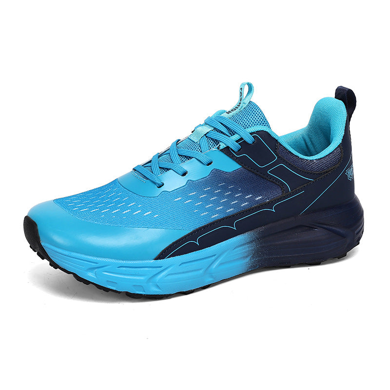 Casual Thick-soled Height-increasing Sneakers - Blue / 36