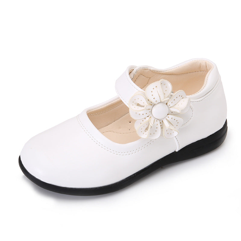 Fashion Big Kids Soft-soled Princess Shoes - White / Size26