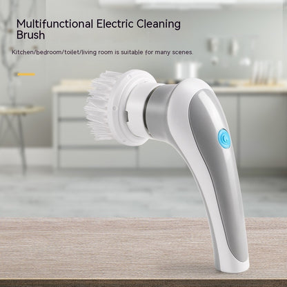Electric Cleaning Brush 4 In 1 Spinning Scrubber Handheld - Baijie cloth brush head